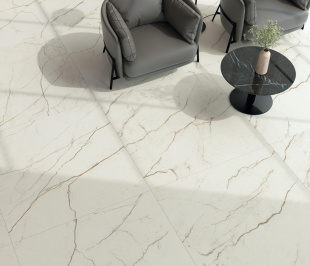 Керамогранит Atlas Concorde Forte dei Marmi quark Sahara BL белый Lappato (120x278х0,6) арт. 600180000052 лаппатированный